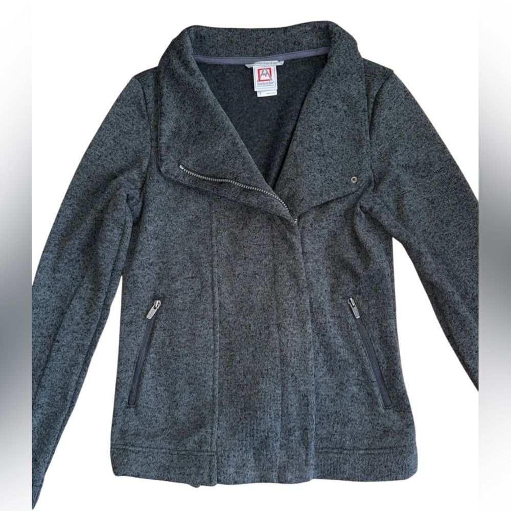 Avalanche Outdoor Supply Company Grey Fleece Lined Zip Up Jacket - Size Small - Picture 4 of 6